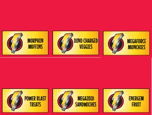 SEM-Power Ranger Party-Food Labels-6UP: SEM-Power Ranger Party-Food Labels-6UP