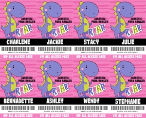 SEM-Dinosaur Badges-Pink/Purple-V2: SEM-Dinosaur Badges-Pink/Purple-V2