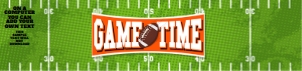 SEM-Football-GAME TIME-Water Bottle Label: SEM-Football-GAME TIME-Water Bottle Label