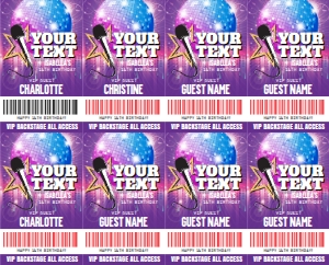 SEM-Rock/Pop Star Badge-V2-YOUR TEXT: SEM-Rock/Pop Star Badge-V2-YOUR TEXT