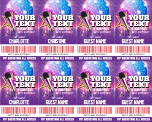 SEM-Rock/Pop Star Badge-V2-YOUR TEXT design preview