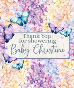 SEM-Butterfly Chapstick-Lip Balm Label-BABY SHOWER-baby name: SEM-Butterfly Chapstick-Lip Balm Label-BABY SHOWER-baby name