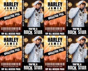 SEM-PHOTO Badge ROCK STAR-boy birthday: SEM-PHOTO Badge ROCK STAR-boy birthday