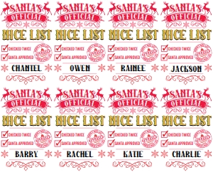SEM-Christmas-Santa's Official Nice List–Badge-SANTA design preview