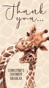 SEM-Giraffe Shower-hand sanitizer 2oz-1.25"x2.25" design preview