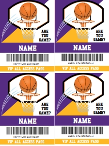 SEM-Basketball Badge - Purple/Gold-3x4: SEM-Basketball Badge - Purple/Gold-SM