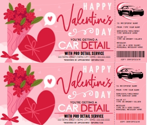SEM-Valentine-Car Detail Voucher-candy/flowers: SEM-Valentine-Car Detail Voucher-candy/flowers