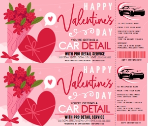 SEM-Valentine-Car Detail Voucher-candy/flowers design preview