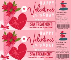 SEM-Valentine-SPA Voucher-candy/flowers design preview
