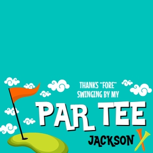 SEM-Golf Treat Topper SM-Clouds design preview