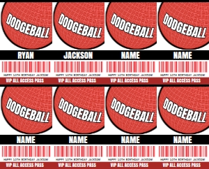 SEM-DODGEBALL VIP Badge-SM design preview