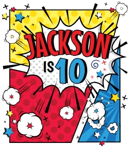 SEM-Superhero-POP-TOP Drink Label design preview