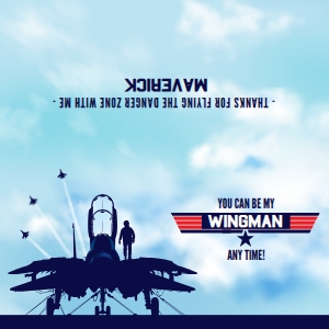 SEM-Top Gun-Fighter Pilot–4" Treat Topper design preview