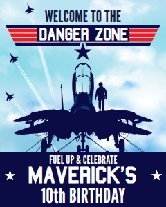 SEM-Top Gun-Fighter Pilot-16x20 Sign: SEM-Top Gun-Fighter Pilot-16x20 Sign