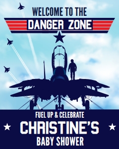SEM-Top Gun-Fighter Pilot-16x20 Sign-BABY-V2mom: SEM-Top Gun-Fighter Pilot-16x20 Sign-BABY-V2mom