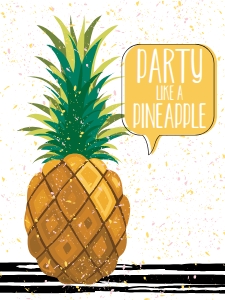 SEM-Pineapple Sunglasses-GAME-18X24: SEM-Pineapple Sunglasses-GAME-18X24