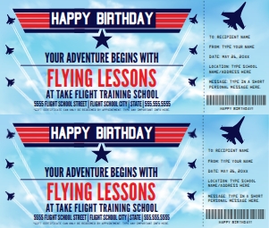 SEM-Top Gun-Birthday Voucher design preview
