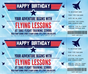 SEM-Top Gun-Birthday Voucher: SEM-Top Gun-Birthday Voucher