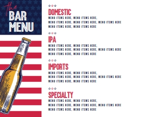 SEM-4th-Red White Brew-Menu-Beer-H design preview