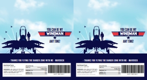 SEM-Top Gun-Fighter Pilot–Candy Wrap-2UP: SEM-Top Gun-Fighter Pilot-PARTY SET
