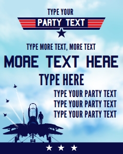 SEM-Top Gun-Fighter Pilot-PARTY SET: SEM-Top Gun-Fighter Pilot-PARTY SET