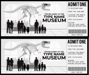 SEM-Museum DINO-Voucher design preview