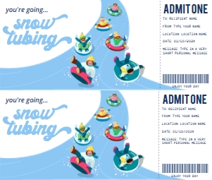 SEM-Snow Tubing-Voucher design preview