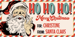 SEM-Christmas Santa-Vint-Tag-HoHoHo design preview