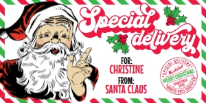SEM-Christmas Santa-Bright-Tag-Special Delivery-V2 design preview