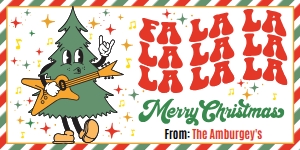 SEM-Retro Christmas Tree Rock'n-Tag-falalala-hor design preview