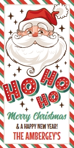 SEM-Christmas SANTA Tag-RedGrn-Vert design preview