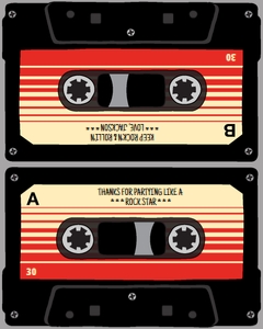 SEM-Cassette–Guardian Galaxy-Treat Topper design preview