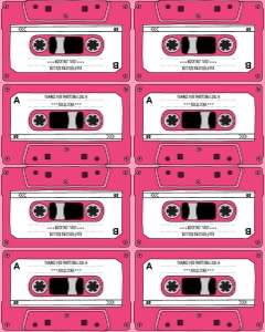 SEM-Cassette-Treat Topper-Pink-4UP: SEM-Cassette-Treat Topper-Pink