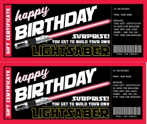SEM-BIRTHDAY Voucher-Lightsaber-red-V2: SEM-BIRTHDAY Voucher-Lightsaber-red-V2