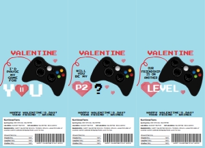 SEM-Game Controller XBox Kit Kat Label-Valentine design preview