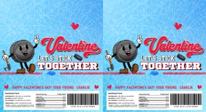 SEM-Valentine Retro Hockey Candy Label–2UP: SEM-Valentine Retro Hockey Candy Label–2UP