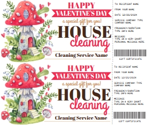 SEM-House Cleaning Voucher-mushroom-valentine-2UP design preview