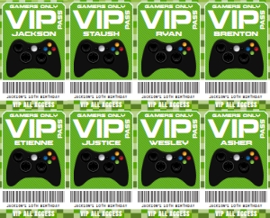 SEM-Gamer Party Badges Minecraft-2-grn-V3 design preview