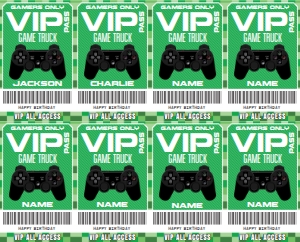 SEM-Game Truck PS4 Badge–Minecraft–green design preview