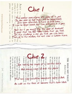 THC1766a: Zombie poet Clues 1&2: THC1766: Zombie Poet