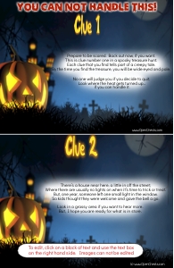 THC1767a: OUTDOOR ghost, Clues 1&2: THC1767: OUTDOOR Ghost Story