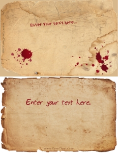 THC1766g: Zombie poet blank templates: THC1766: Zombie Poet