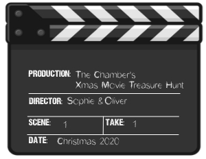PROP1773: xmas Clapper: THC1773: Xmas Movie Night