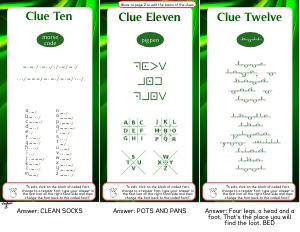 THC1715d: Clues 10-12: THC1715 Green