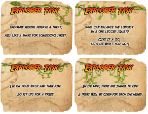 THC1779l: Tasks: THC1779 Outdoor Adventure Clues