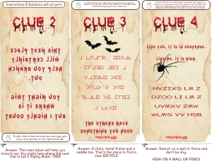 TTHC2704c: Team 1 Clues 2-4: TTHC2704: Teams Creepy Clowns