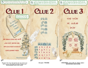THC1753a: Adult Clues 1-3: THC2707: Xmas Kids Vs Adults