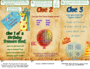 THC1741 Birthday Puzzles design preview