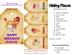 THC1813e: tags & hiding places: THC1813_Icecream_outdoor_puzzles