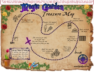 Map: Magical: THC1810: Magical Garden Treasure Hunt